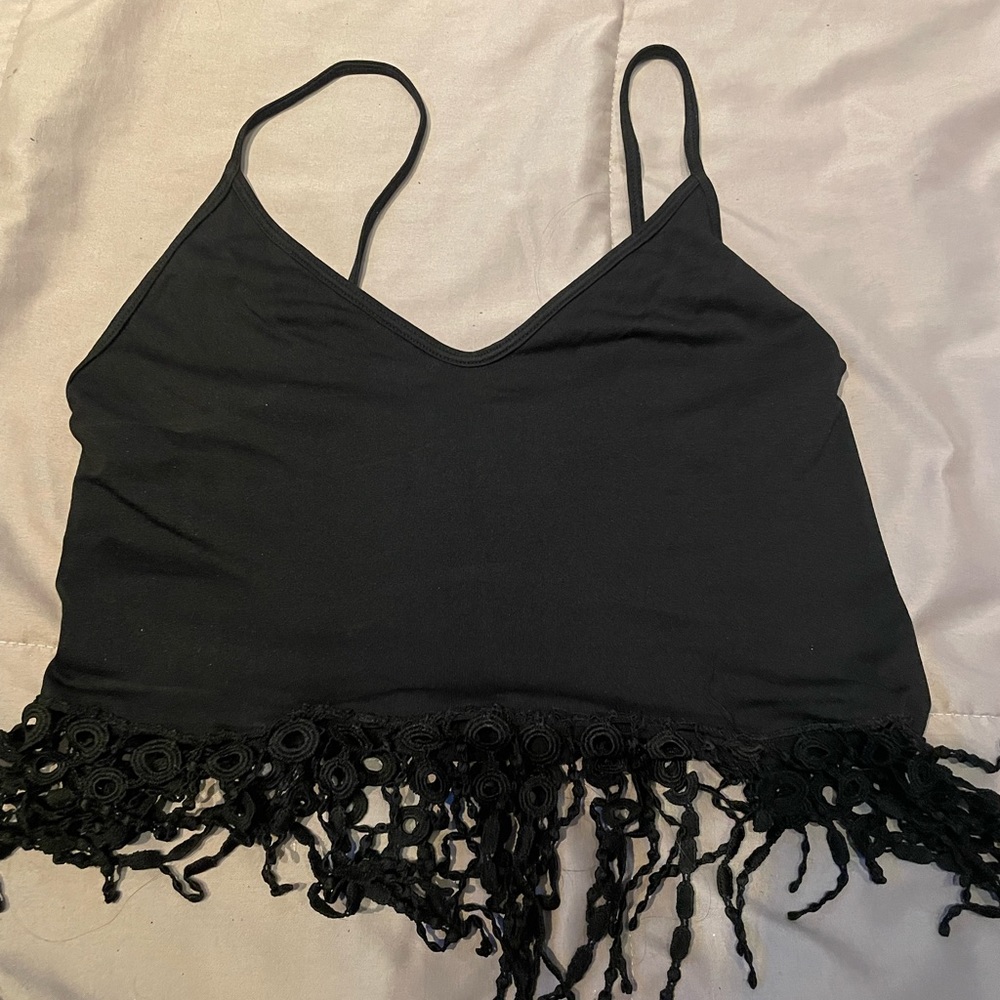 Cute bristled crop top